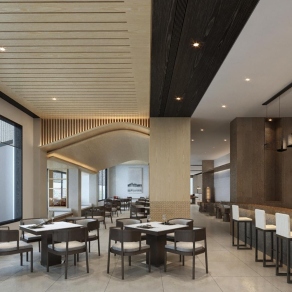 现代餐厅3D模型下载